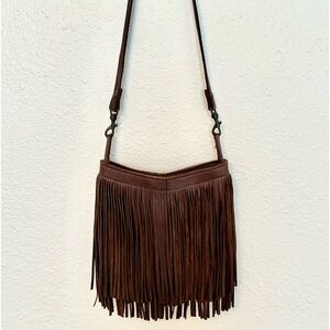 McFadin Leather Fringe Crossbody